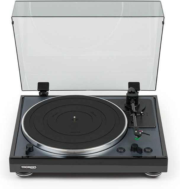 Thorens Plattenspieler TD 102 A in Schwarz Hochglanz - Bild 1