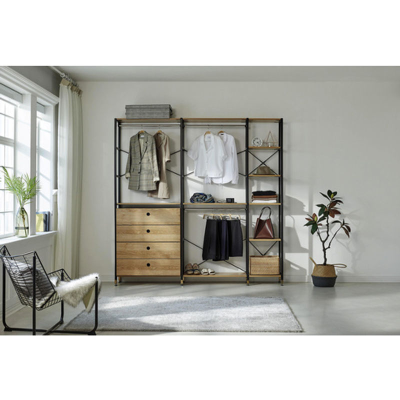 Möbilia Schubladenbox aus Massivholz in Beige, B/H/T: 80 x 44 x 32 cm - Bild 2