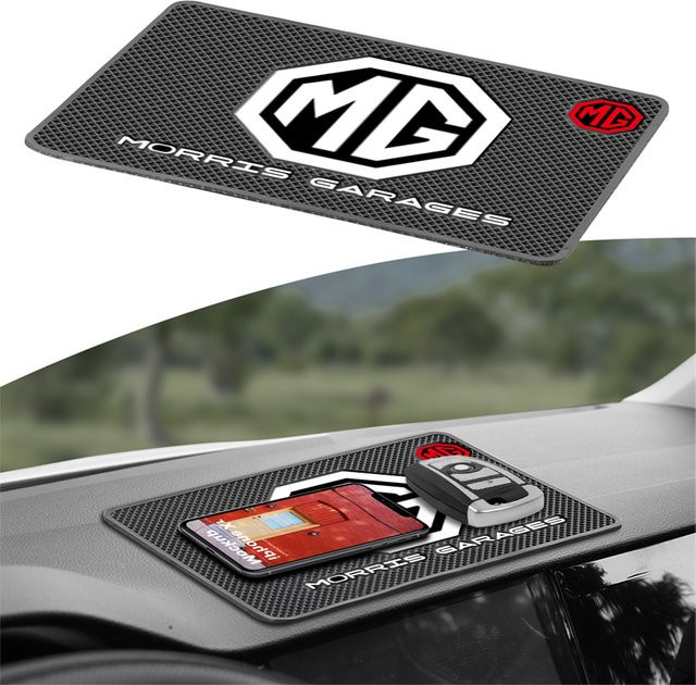 Anti-Rutsch-Silikonmatte für das Armaturenbrett als Telefonhalter von Morris Garages in Schwarz für MG GT Cyberster MG3 MG5 MG6 - Bild 1