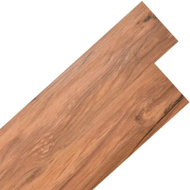 DELUKE Vinylboden PVC-Dielen selbstklebend in Ulme Natur, wasserfest und rutschfest, 5,02 m² - Bild 1