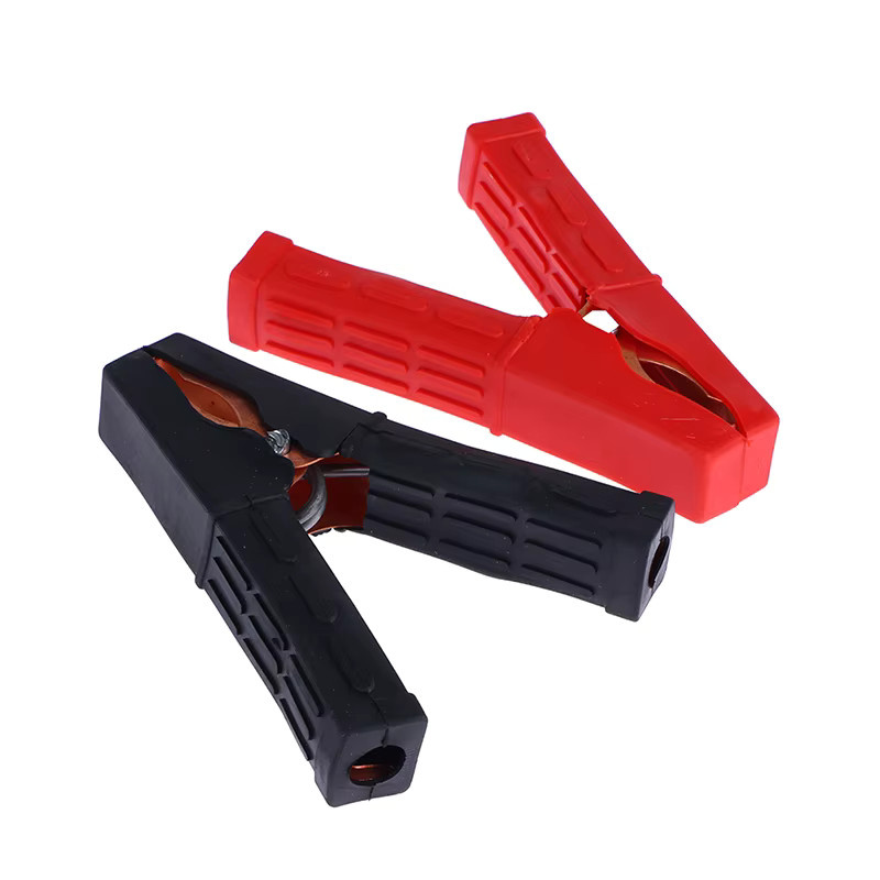 ESHYLALA 2er-Set isolierte Krokodilklemmen 200A für Autobatterie und Starthilfekabel - Bild 2