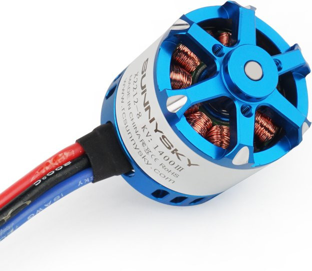 SUNNYSKY X2212 III V3 RC Flugzeug Bürstenloser Motor, Metall, Blau - Bild 1