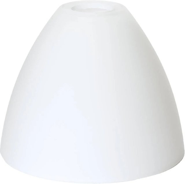 Orion Lightstyle Lampenschirm Susan E14 in Weiß aus Glas, Kegelform, Durchmesser: 13,5 cm - Bild 1
