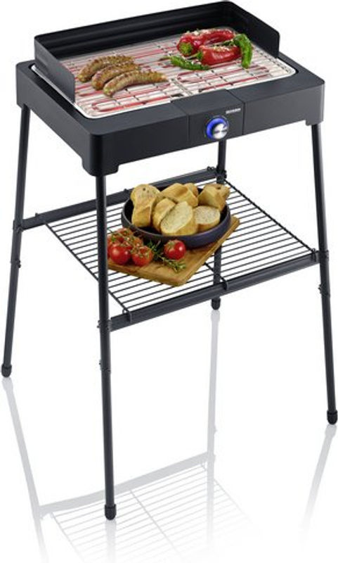 Severin Elektrogrill PG 8566 Tischgrill Schwarz B: 44,5 cm, T: 26 cm - Bild 3