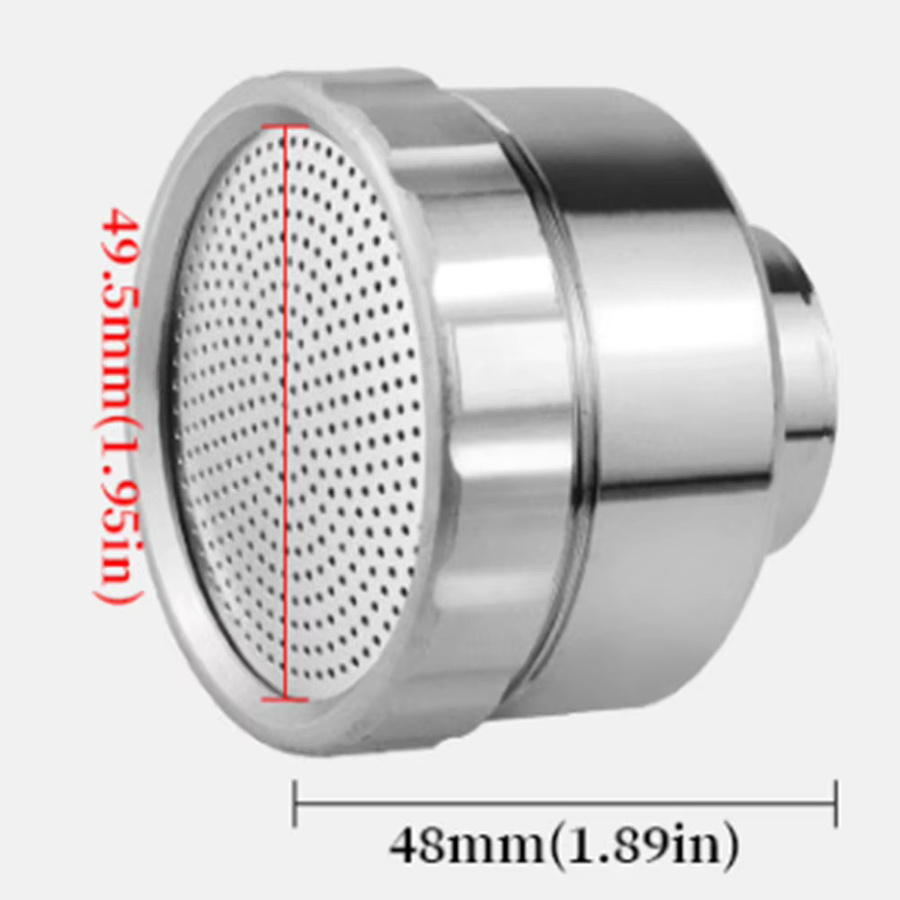 Vibratite Bewässerungssprinklerkopf mit 2000/400 Mesh und Schnellanschluss aus Edelstahl in Silber - Bild 3