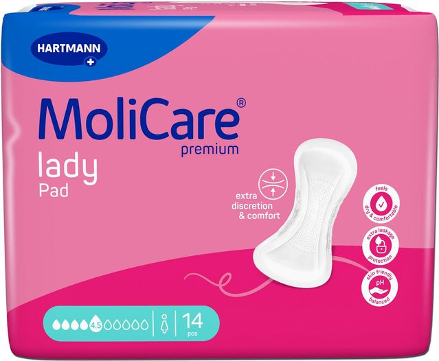 Molicare Inkontinenz Einlagen, Damen, 14 Stück - Bild 1