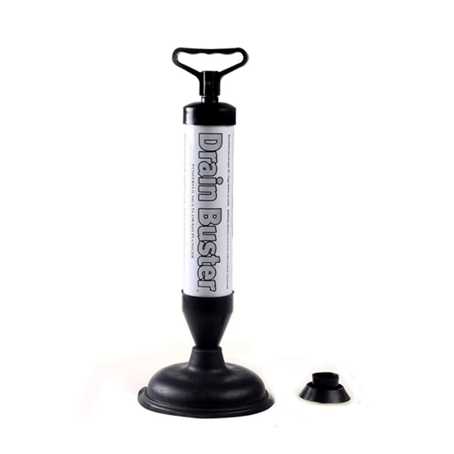 Winnereco Hochdruck-Toilettenpumpe mit 2 Saugnäpfen in Schwarz für das Badezimmer, B/T/H: 43,0 x 31,0 x 15,0 cm - Bild 2
