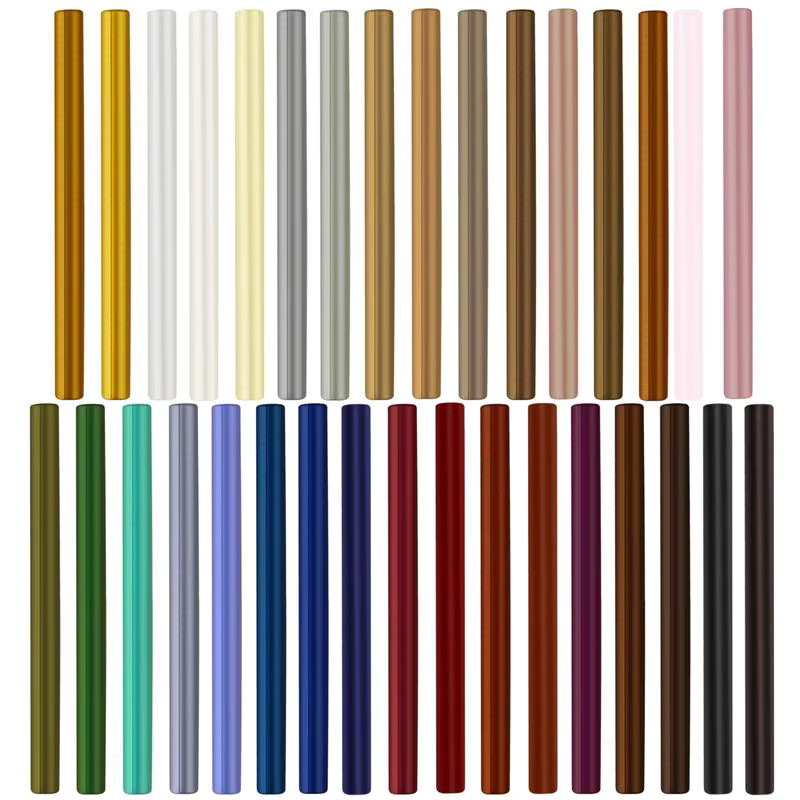 10 Stück Siegelwachsstifte in Gold und Multicolour für Heißklebepistolen zur Dekoration von Hochzeiten und Einladungen - Bild 2