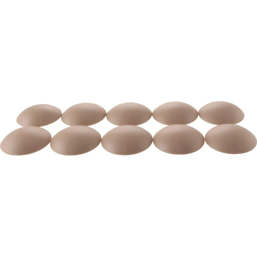 vasalat Set Wand-Türstopper selbstklebend beige, Durchmesser: 6 cm, Höhe: 1,5 cm, 10 Stück - Bild 2