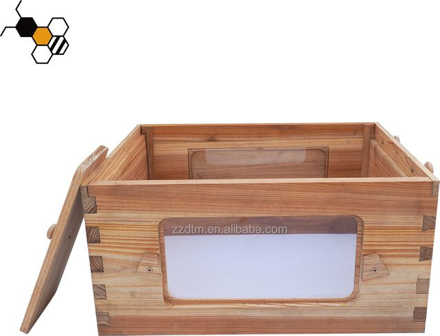 XMSJ Beehive Automatic Flow Bienenstock-Set in Braun mit 7 Honigflussrahmen für die Imkerei - Bild 1