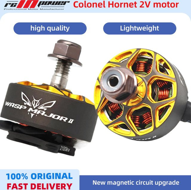Rcinpower Motor Wasp Major V2 2206.5 2100 kV für FPV Racing Freestyle Multicopter in Purple, 4 Stück - Bild 1