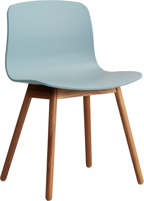 HAY About A Chair AAC 12 Designstuhl in Blau mit Eichengestell und Polypropylen-Schale - Bild 1