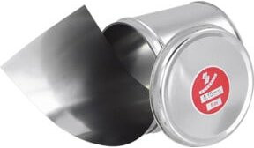 Hasberg Fühlerlehrenrolle aus rostfreiem Edelstahl in Silber, Breite: 100 mm, Länge: 5 m, Dicke: 0,15 mm - Bild 1