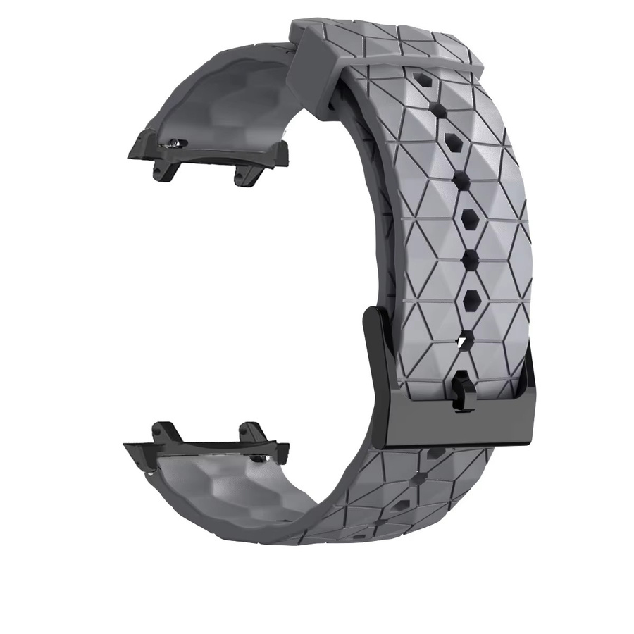 Amazfit Uhrenarmband Silikon, Fußballmuster, Schwarz, Unisex - Bild 2