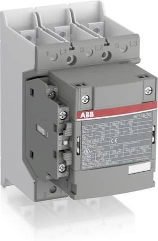 ABB AF116-30-11B-13 Schütz 55kW mit 4 Schließern und 1 Öffner in Grau - Bild 1