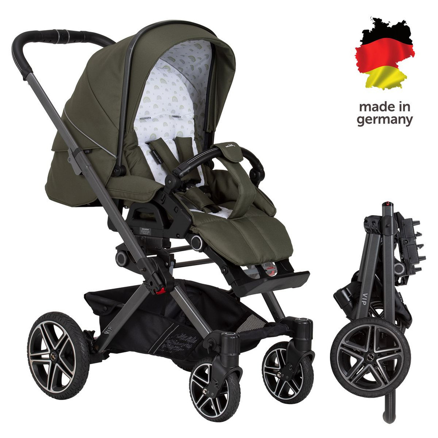 Hartan Buggy und Sportwagen Vip GTS Rainbow mit Regenschutz und Teleskopschieber bis 22 kg belastbar - Bild 1