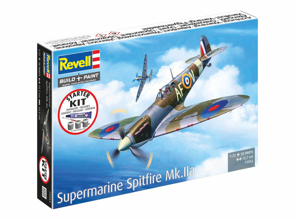 Revell Spitfire Mk.IIa Starter Kit Flugzeug 1:72 ab 10 Jahren - Bild 2