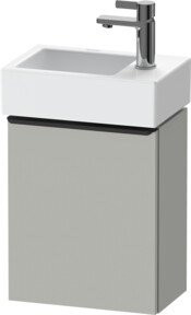 Duravit Waschtischunterschrank D-Neo Wandmontage, 1 Tür, Schwarz/Grau, B/T/H: 36,4 x 22,2 x 44,0 cm - Bild 1