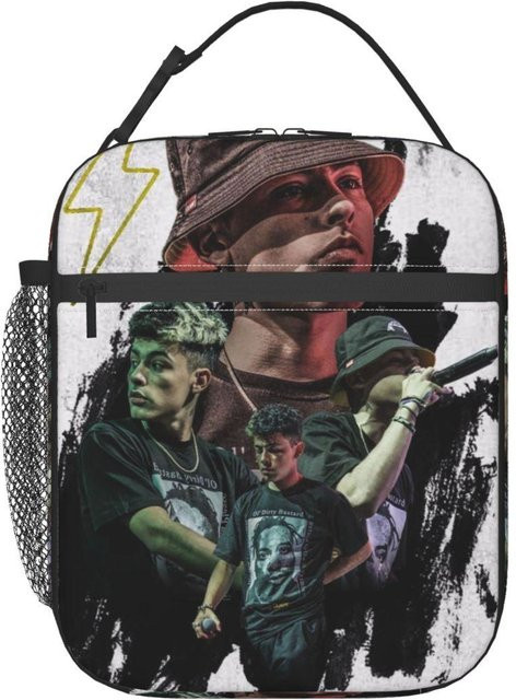 Fancy Style Studio Thermische Lunchtasche Trueno Hip Hop Rapper Motiv für Damen, Auslaufsicher und Mehrfarbig - Bild 1