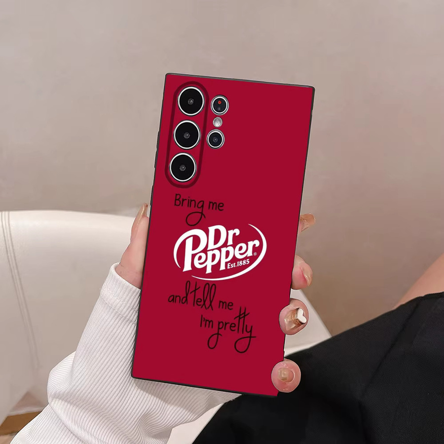 Dr. p-Pepper Handyhülle Frosted Non-Slip Full Cover Soft Case für Samsung Galaxy S25 S24 S23 S22 S21 S20 Plus 5G in Rot - Bild 3