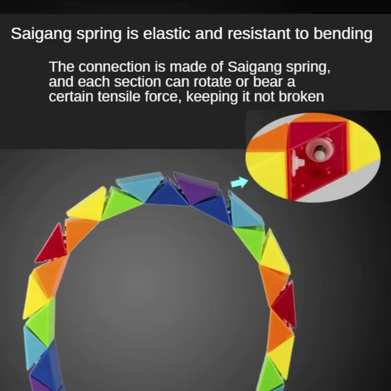 Dingsheng Magic Rule Snake, 3D-Puzzle, mehrfarbig - Bild 2