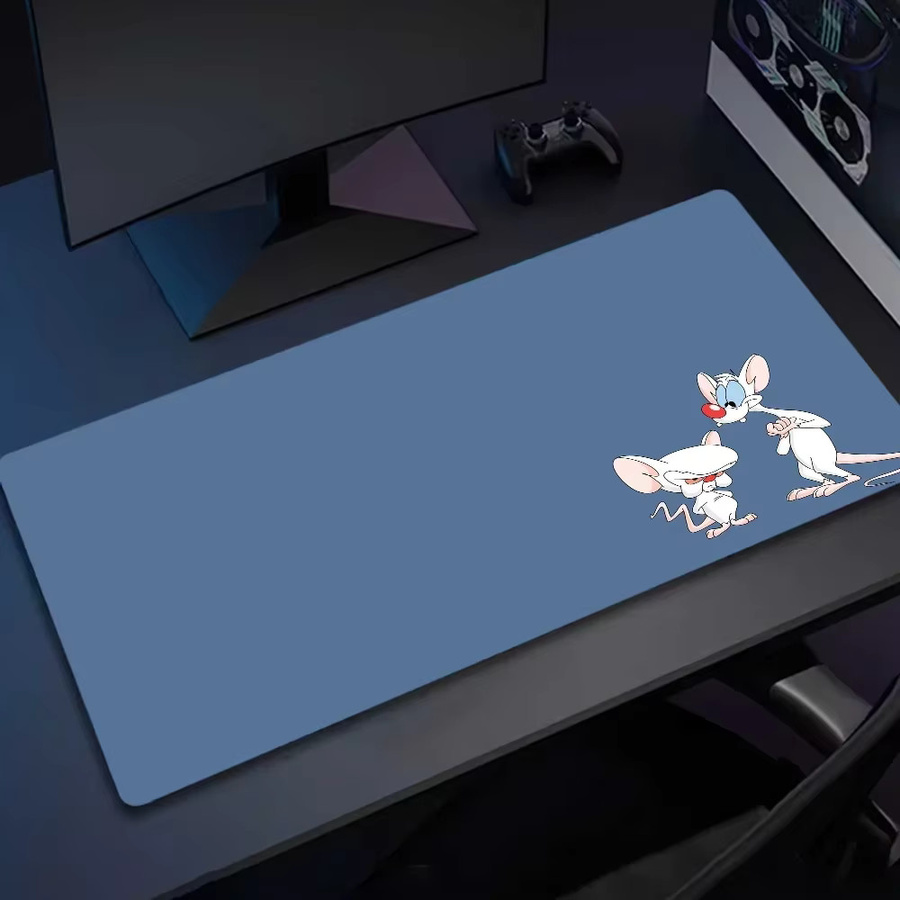 Pinky And The Brain INS Tide große Schreibtischunterlage als Mauspad und Laptop-Kissen für dein Zimmer - Bild 1