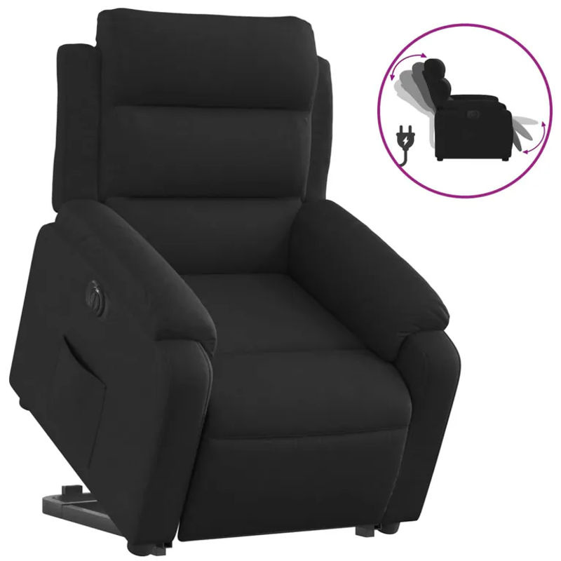 Vidaxl Elektrischer Massagesessel mit Aufstehhilfe in Schwarz - Bild 7