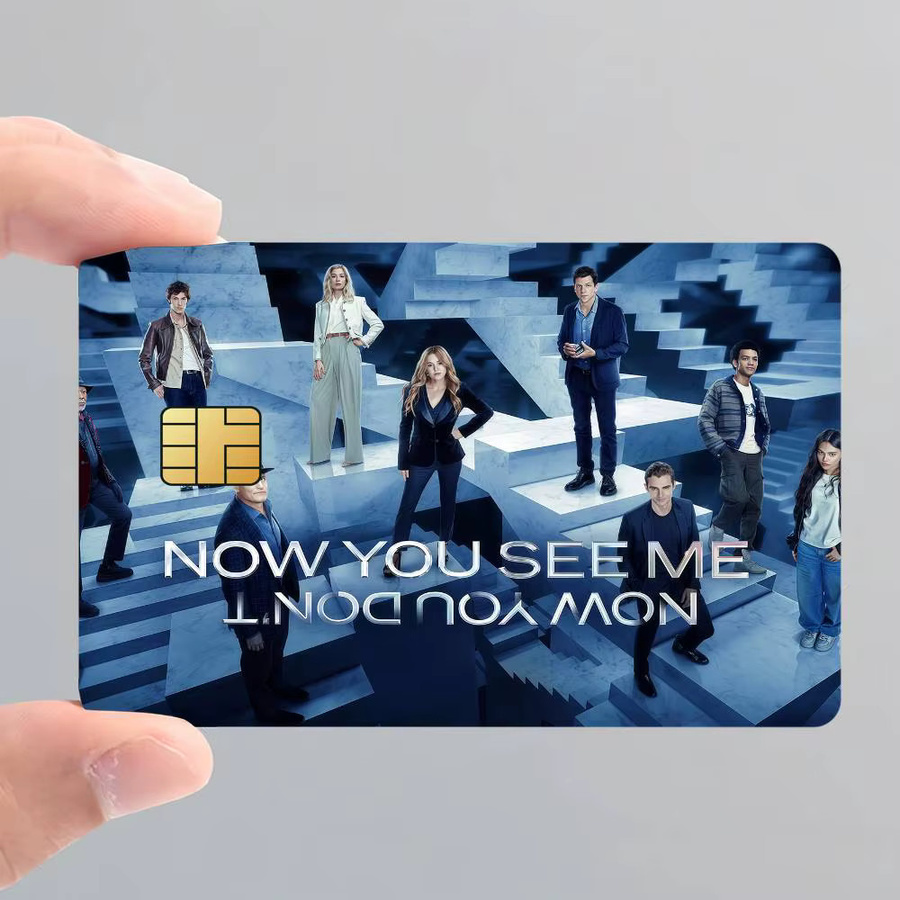 Potdemiel Now You See Me 3 Aufkleber für Bankkarten und Buspässe, wasserfeste Dekoration, 4 Stück - Bild 3