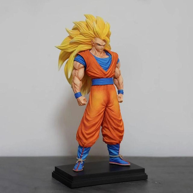 Fashnics Dragon Ball Z Super Saiyan 3 Son Goku Actionfigur PVC 34cm - Bild 1