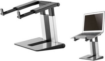 Neomounts NSLS200 Laptopständer für 10-17 Zoll, 6-stufig höhenverstellbar und zusammenklappbar, Silber-Schwarz - Bild 2