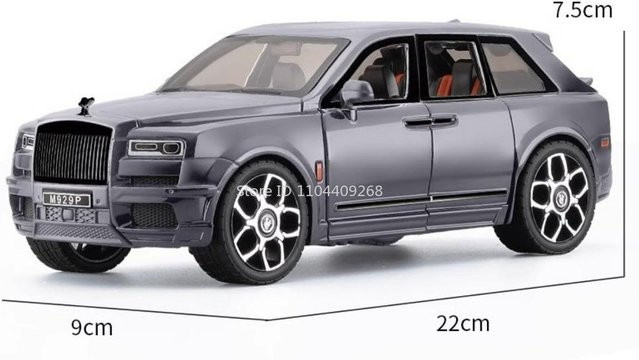 Linyi toy car Rolls Royce Cullinan Ae86 Automodell, 1:20, Musik und Licht, Rückzieher, ab 14 Jahren - Bild 1