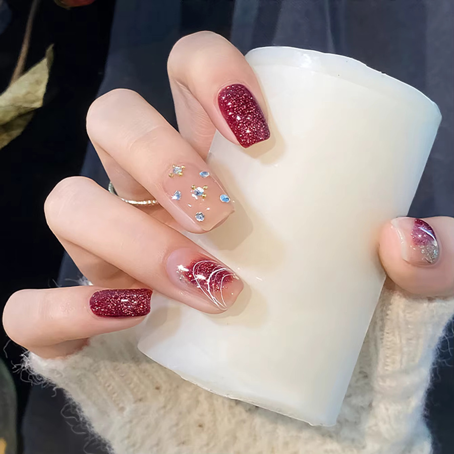SHAKA Nagellack, Glitzer, 7-Farben-Splitter-reflektierend, Glänzend - Bild 2