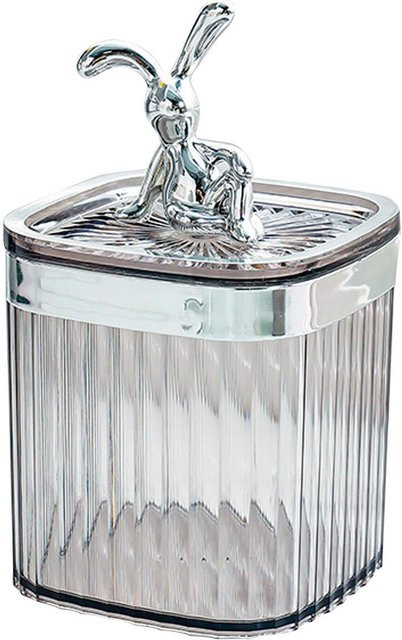 Zahnstocherhalter aus Glas von CosyHome in Grau mit großer Kapazität für dein Zuhause - Bild 1