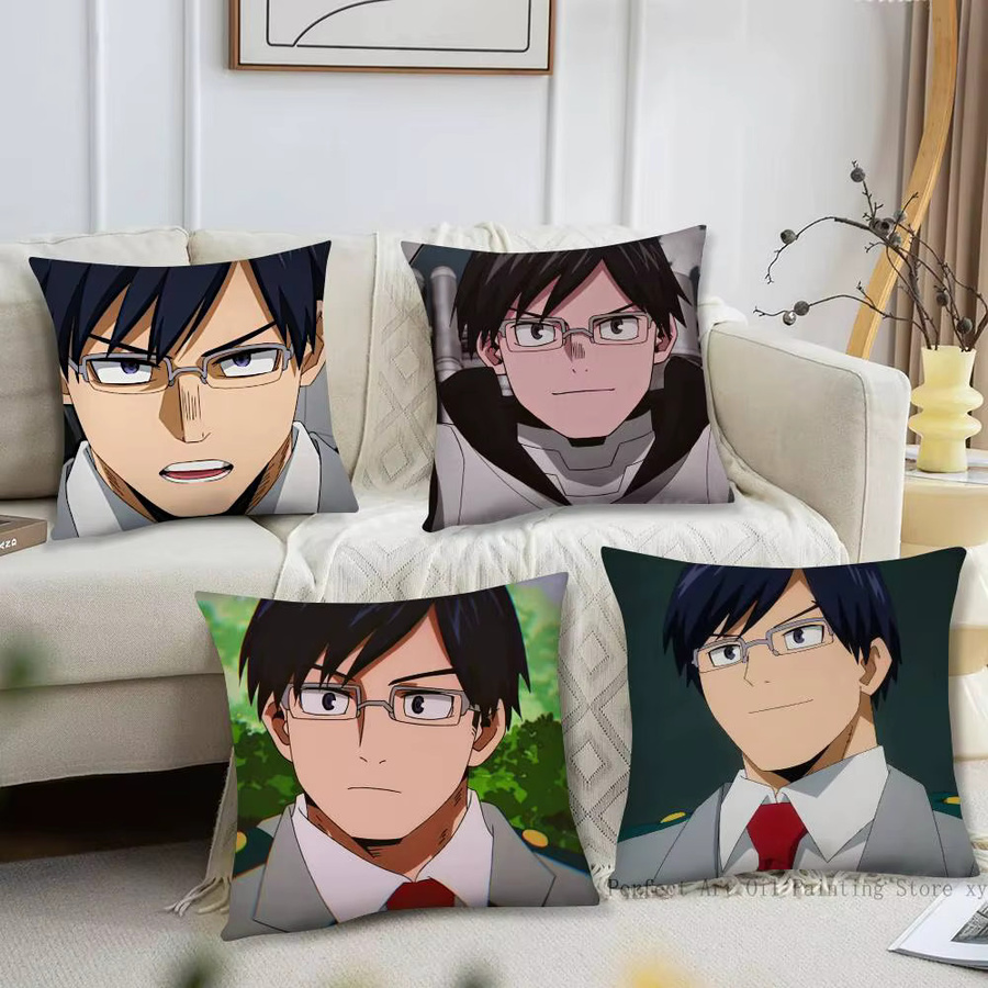 Quadratischer Kissenbezug Anime Tenya Iida Design, Mehrfarbig, B/B/T: 40 x 40 x 40 cm - Bild 2