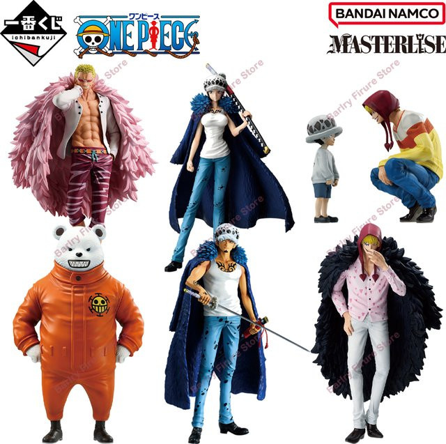 Ichiban Kuji One Piece The Unbreakable Law Anime Figur Modell mit Charakteren wie Donquixote Doflamingo, Corazon, Bepo und Trafalgar Law - Bild 1