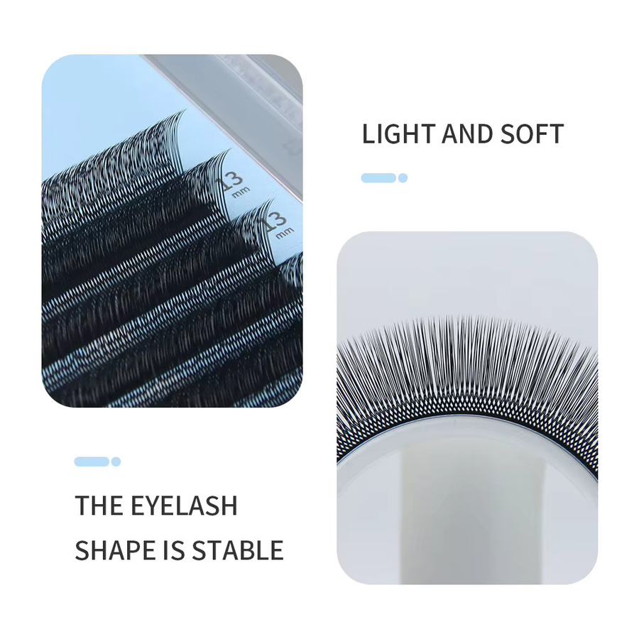 GLAMLASH Falsche Wimpern U-Form YY 3DW, Unisex - Bild 2