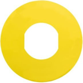 Schneider Electric Not-Aus-Schild blanko gelb Durchmesser: 6 cm ZBY9101 - Bild 1