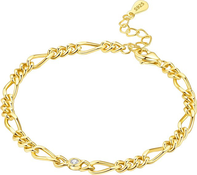 PANPOKI Armband, 925 Silber, Bicolor, Zirkonia, Damen - Bild 1