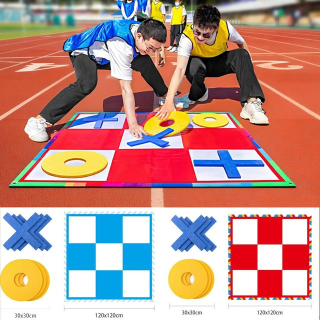 soulbao Riesiges XO-Schach, Partyspiel, Blau, Bunt / Mehrfarbig - Bild 1