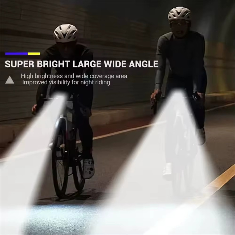 FANGTUOSI 9LED Fahrrad-Scheinwerfer in Schwarz, USB-aufladbare superhelle Lenkerbeleuchtung, wasserdichte Fahrradlampe für Outdoor-Einsätze - Bild 5