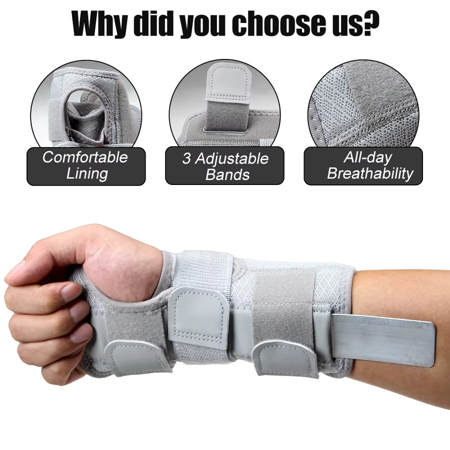 Tcare Handgelenkstütze für Karpaltunnelsyndrom, rechts, Klein/Mittel, Unisex - Bild 5
