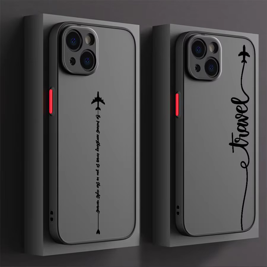 Funda Handyhülle mit Flugzeuglinien und Herz für Apple iPhone Modelle in Multicolour - Bild 2