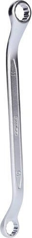 KS Tools Doppel-Ringschlüssel aus Chrom-Vanadium-Stahl, Schlüsselweite 10 - 11 mm, Silber - Bild 1