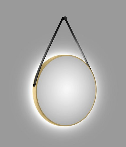 TALOS LED-Schminkspiegel rund in Gold, Durchmesser: 80 cm - Bild 2