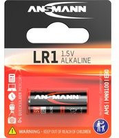 Ansmann Knopfzelle LR1 Batterie im 1er Blister - Bild 1