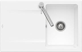 Villeroy & Boch Siluet 45 Flat Spülbecken Flächenbündig Keramik Weiß - Bild 1