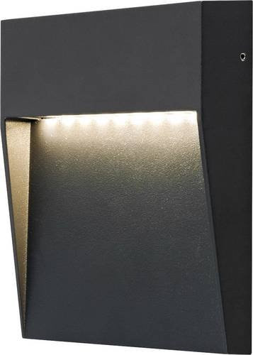 EVN LED-Wandleuchte L54431502 in Anthrazit mit warmweißem Licht für Garten und Treppen - Bild 1