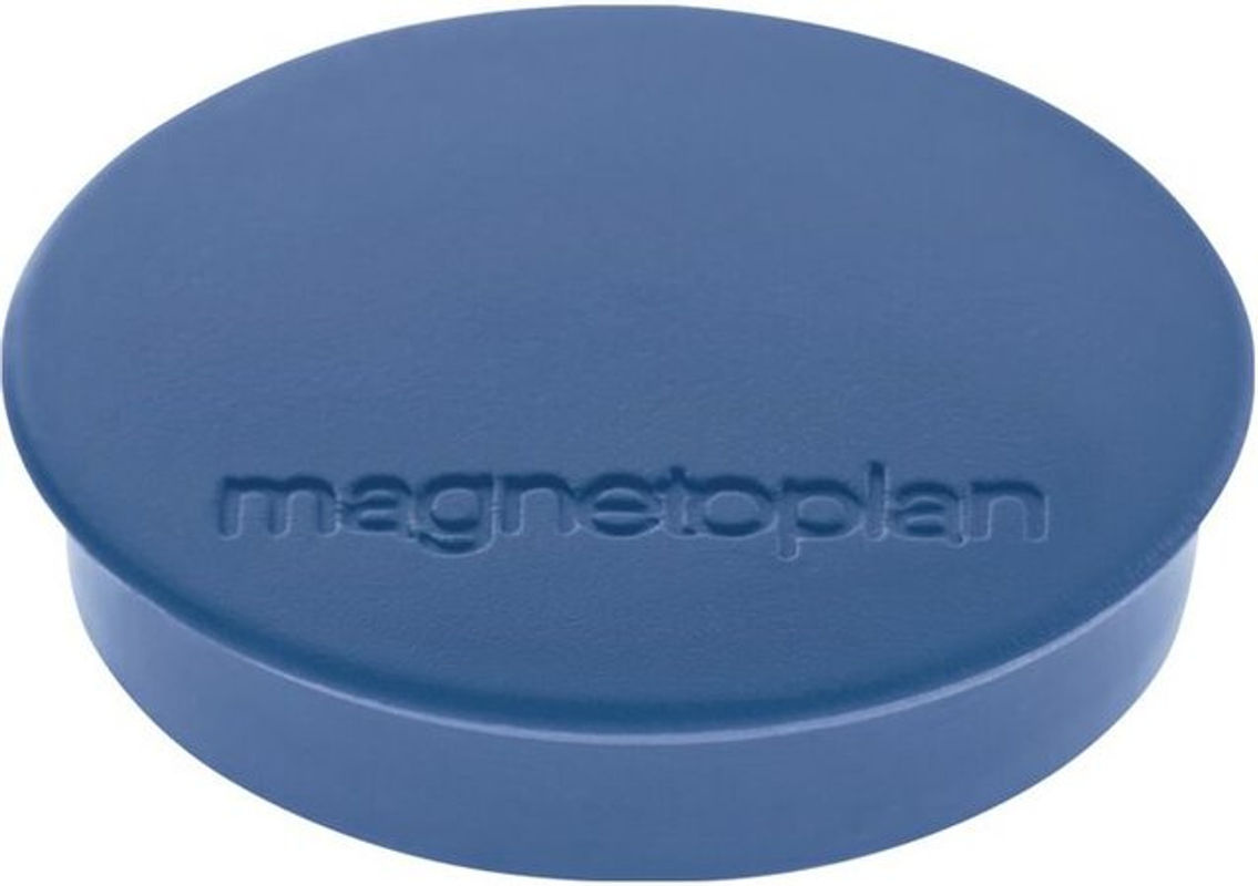 Magnetoplan Magnet Discofix Standard Dunkelblau 10 Stück Ø 30 mm x H 8 mm - Bild 2