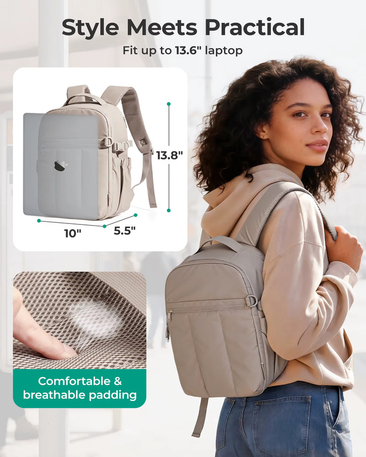 BAGSMART Kamera-Rucksack Multifunktionale Fototasche für DSLR und SLR Kameras - Bild 4