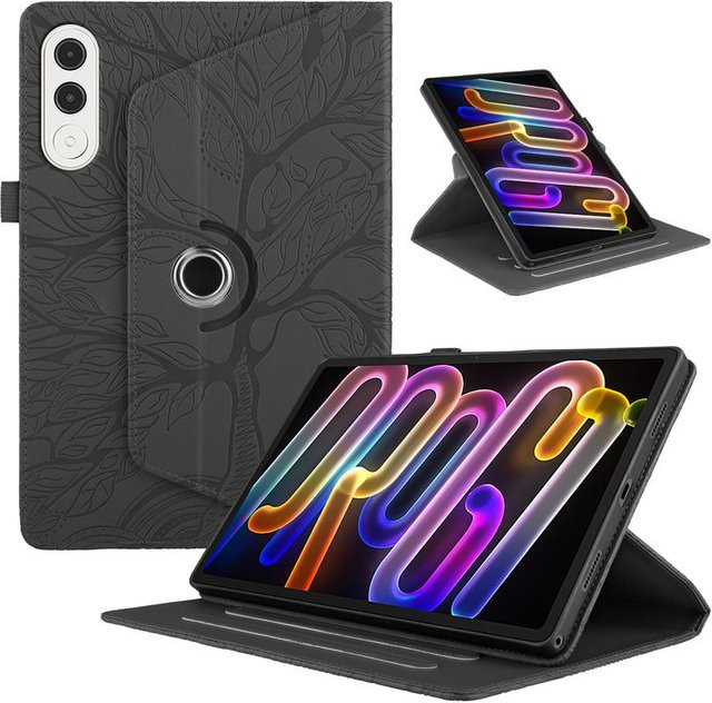 Lenovo Yoga Tab 11.1 Hülle mit 360 Grad Drehung und Klappständer in Schwarz - Bild 1